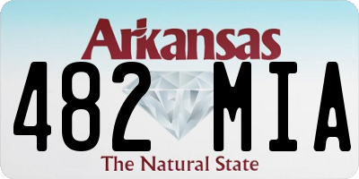 AR license plate 482MIA
