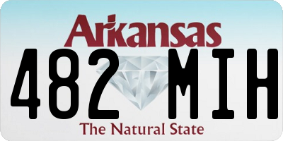 AR license plate 482MIH