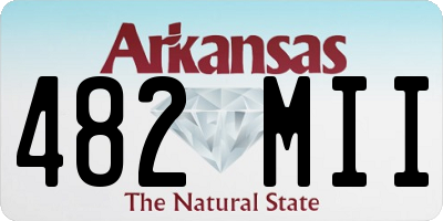 AR license plate 482MII