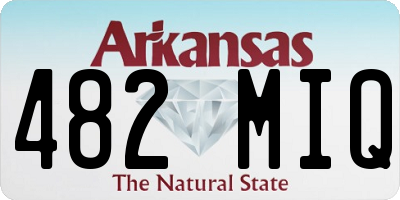 AR license plate 482MIQ
