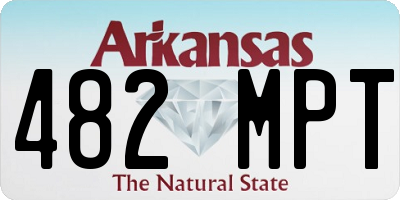AR license plate 482MPT