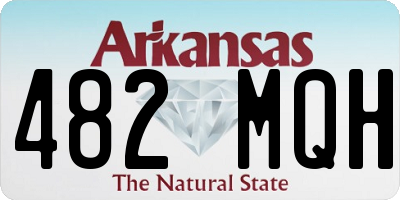 AR license plate 482MQH