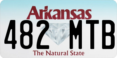 AR license plate 482MTB
