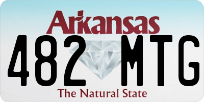 AR license plate 482MTG