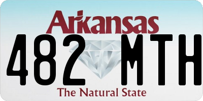 AR license plate 482MTH