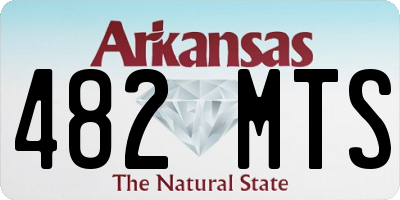 AR license plate 482MTS