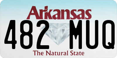AR license plate 482MUQ