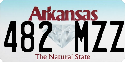 AR license plate 482MZZ