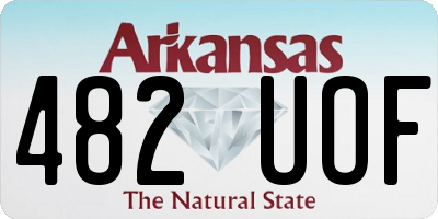AR license plate 482UOF