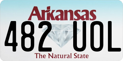 AR license plate 482UOL