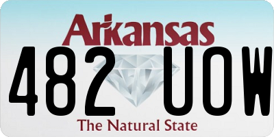 AR license plate 482UOW