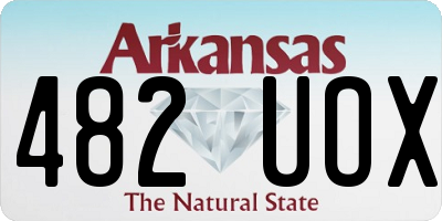 AR license plate 482UOX
