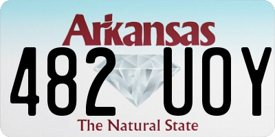 AR license plate 482UOY