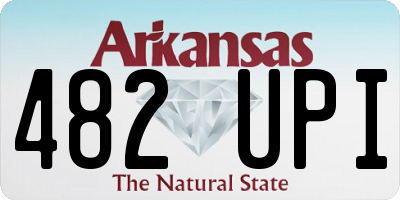 AR license plate 482UPI