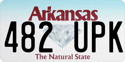 AR license plate 482UPK