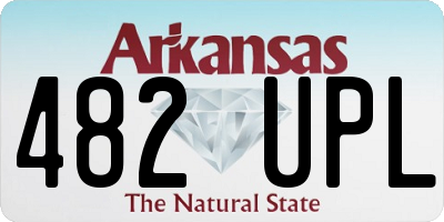 AR license plate 482UPL