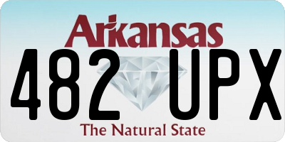 AR license plate 482UPX
