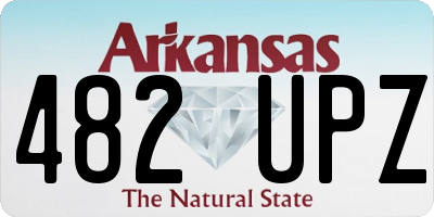 AR license plate 482UPZ