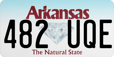 AR license plate 482UQE