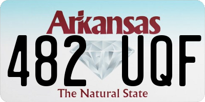 AR license plate 482UQF