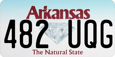 AR license plate 482UQG