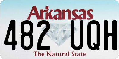 AR license plate 482UQH