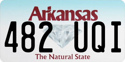AR license plate 482UQI
