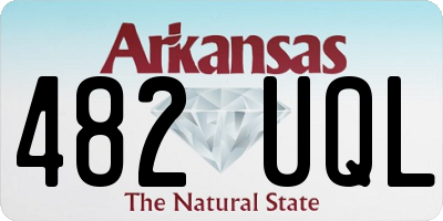 AR license plate 482UQL
