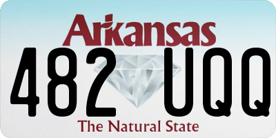 AR license plate 482UQQ