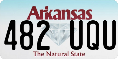 AR license plate 482UQU