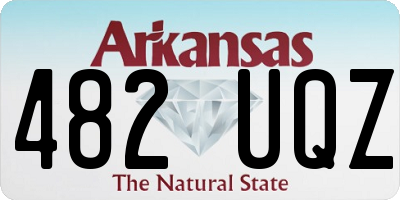 AR license plate 482UQZ