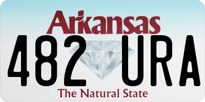 AR license plate 482URA