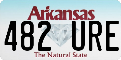 AR license plate 482URE