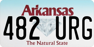 AR license plate 482URG
