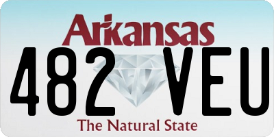 AR license plate 482VEU