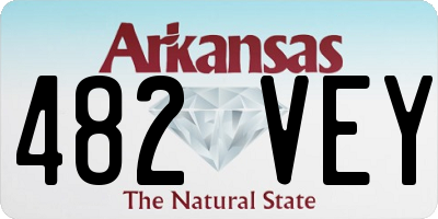 AR license plate 482VEY