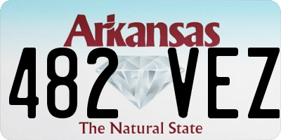 AR license plate 482VEZ