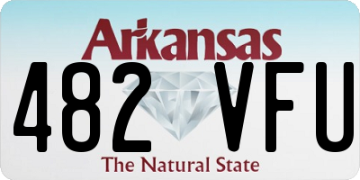 AR license plate 482VFU