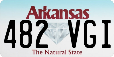 AR license plate 482VGI