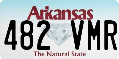 AR license plate 482VMR