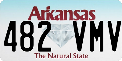 AR license plate 482VMV