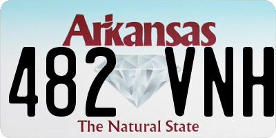 AR license plate 482VNH