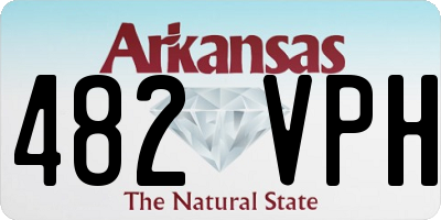 AR license plate 482VPH
