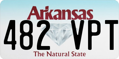 AR license plate 482VPT