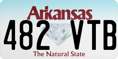 AR license plate 482VTB