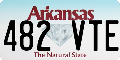 AR license plate 482VTE