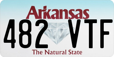AR license plate 482VTF