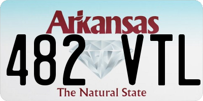 AR license plate 482VTL