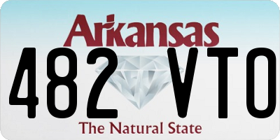 AR license plate 482VTO