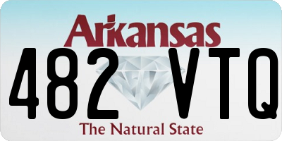 AR license plate 482VTQ